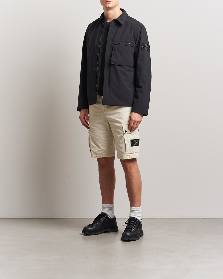Men | Coats & Jackets | Stone Island | Soft Shell Coach Jacket Black