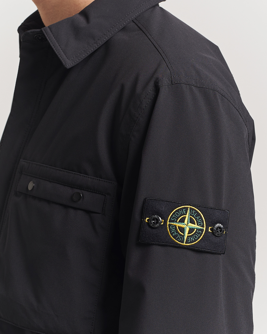 Men | Coats & Jackets | Stone Island | Soft Shell Coach Jacket Black