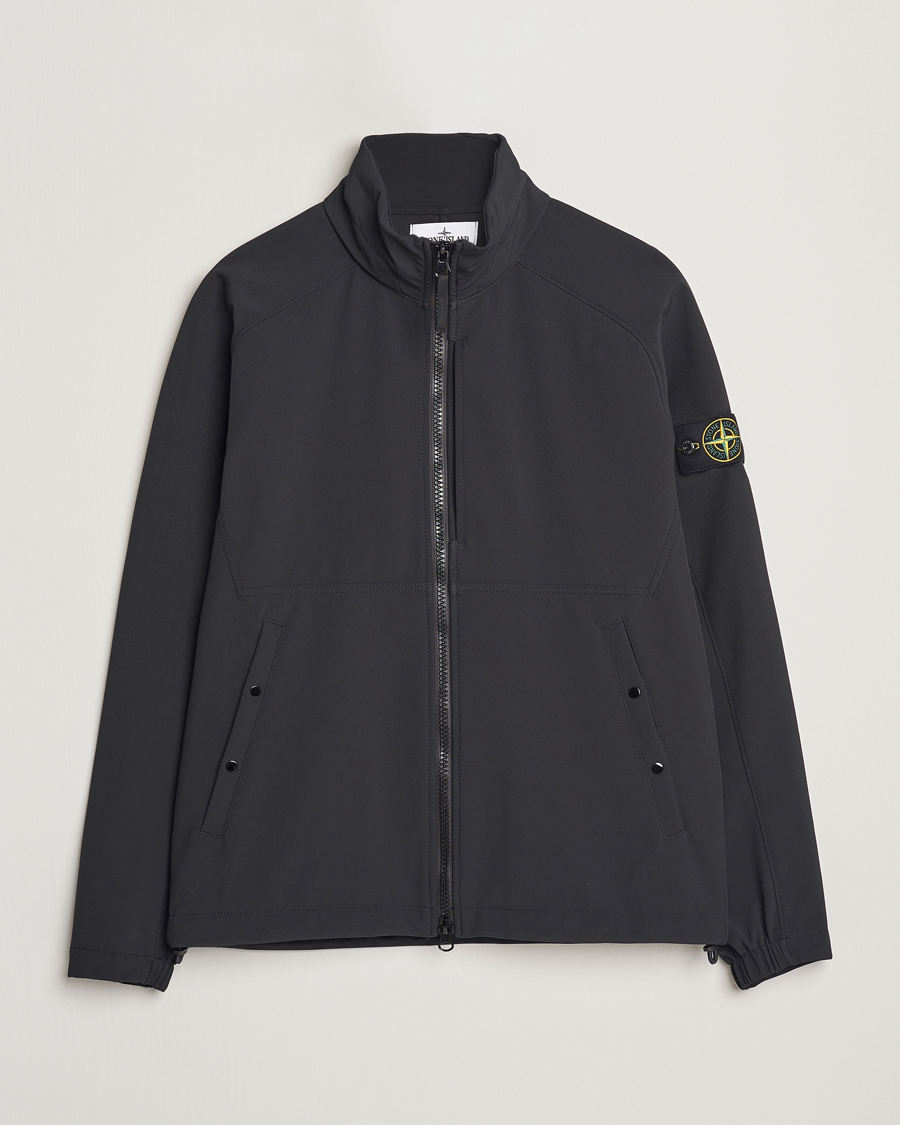 Men | Coats & Jackets | Stone Island | Soft Shell Jacket Black