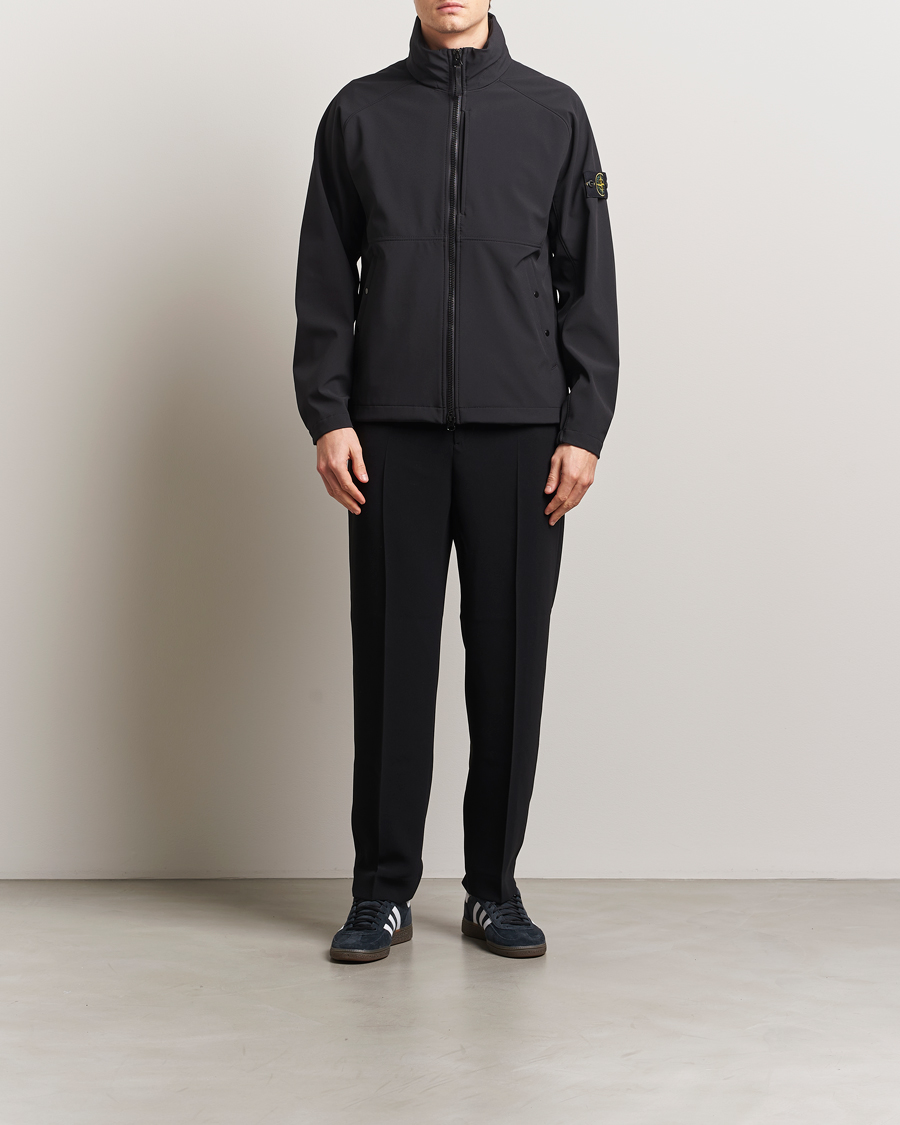 Men | Coats & Jackets | Stone Island | Soft Shell Jacket Black