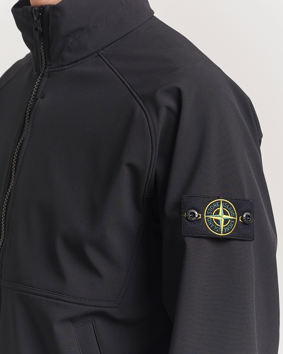 Men | Coats & Jackets | Stone Island | Soft Shell Jacket Black