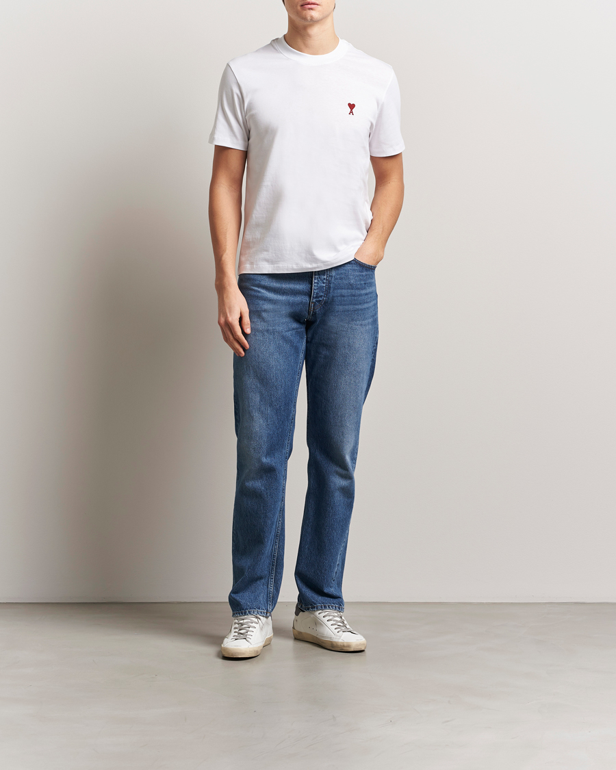 Men | T-Shirts | AMI | Heart Logo T-Shirt White