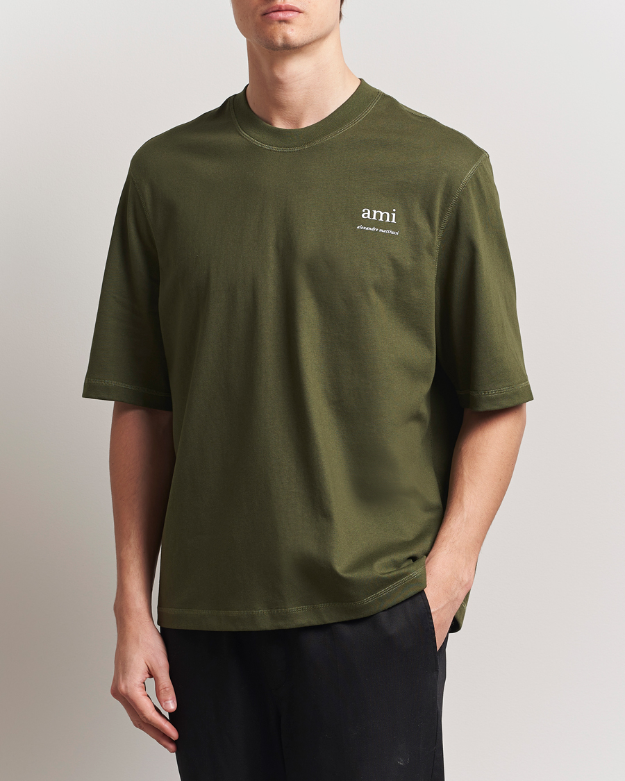 Men | T-Shirts | AMI | Logo T-Shirt Loden