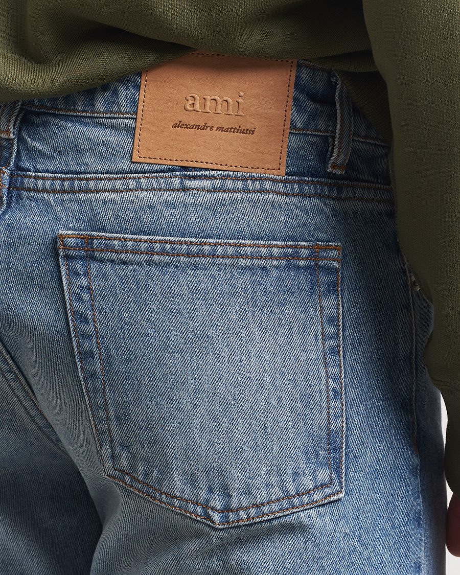 Men | Jeans | AMI | Classic Fit Jeans Used Blue