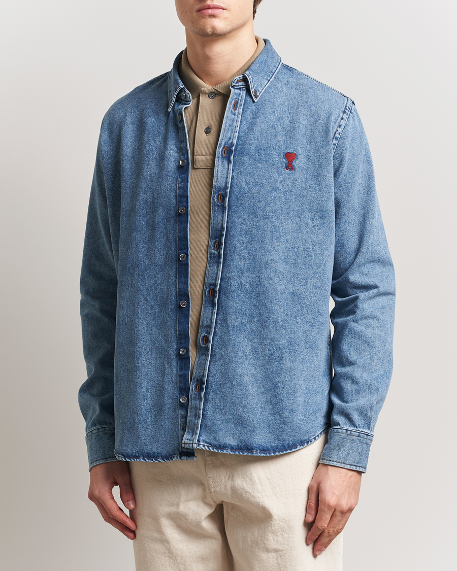 Men | Shirts | AMI | ADC Jeans Shirt Used Blue