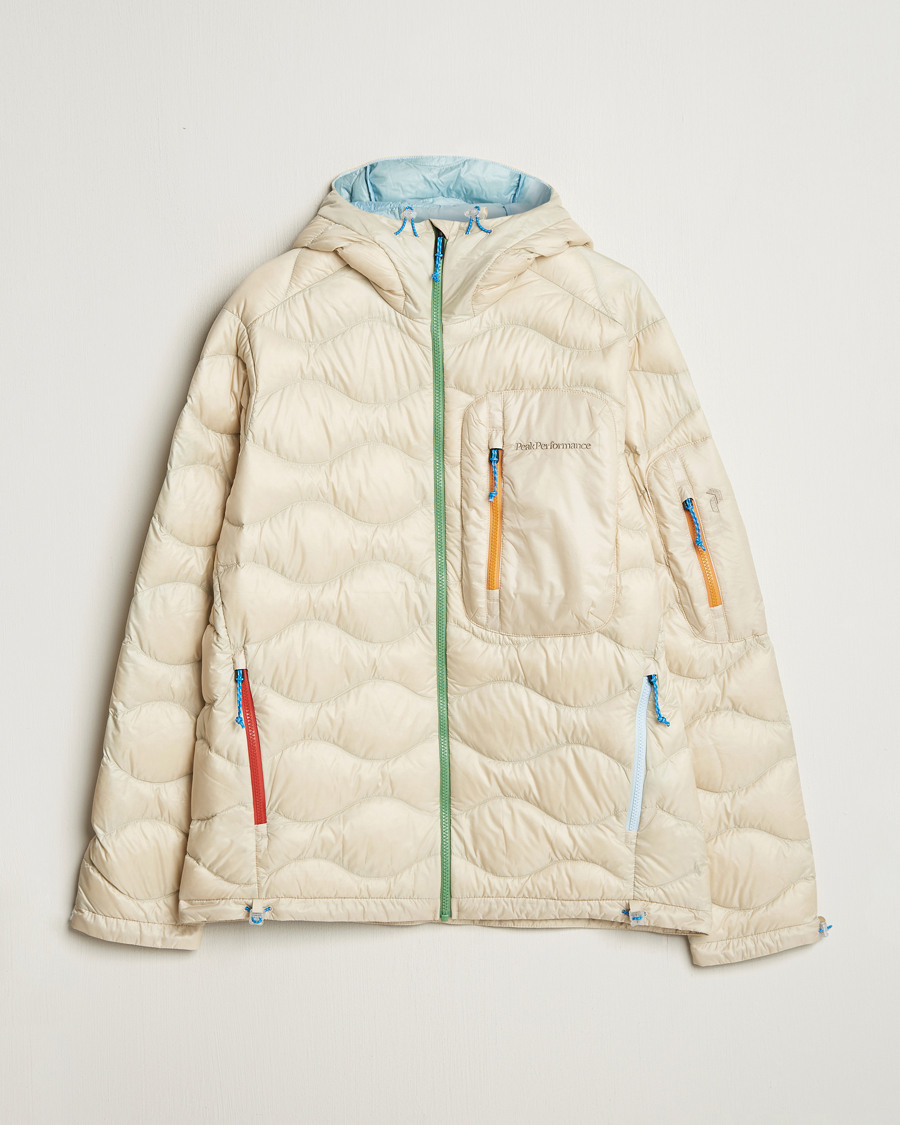 Men | Coats & Jackets | Peak Performance | Helium Utility Down Hooded Jacket Sand Fog