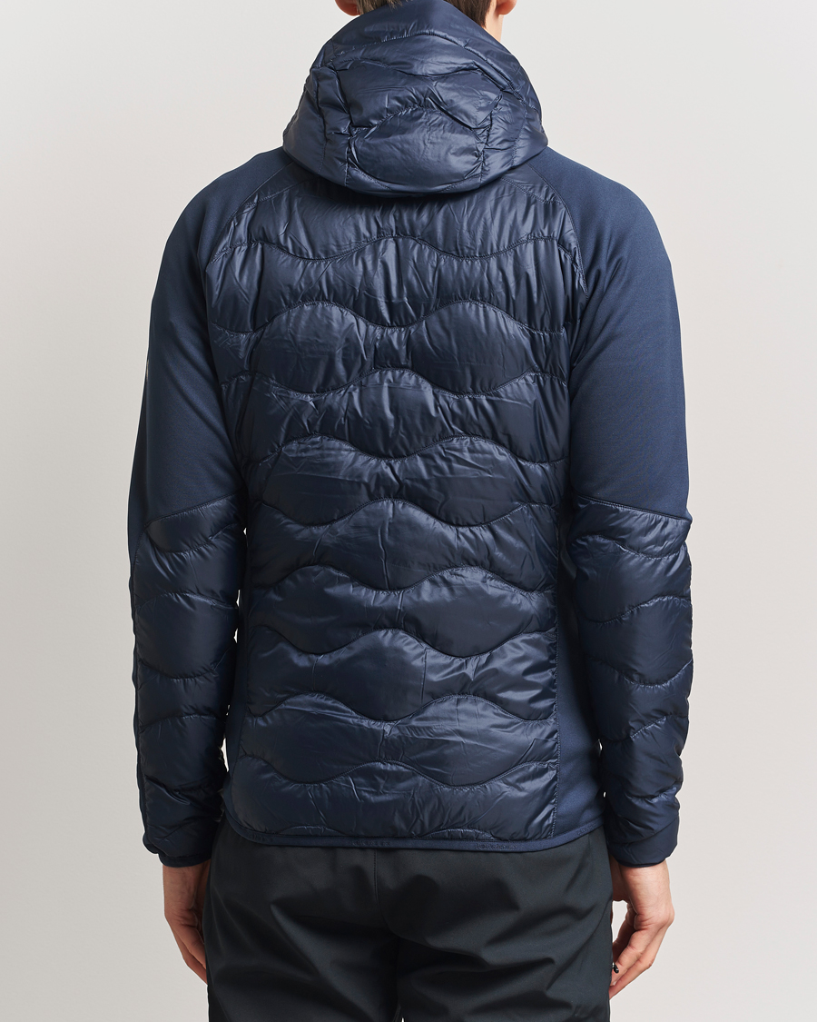 Men | Coats & Jackets | Peak Performance | Helium Down Hooded Hybrid Jacket Blue Shadow