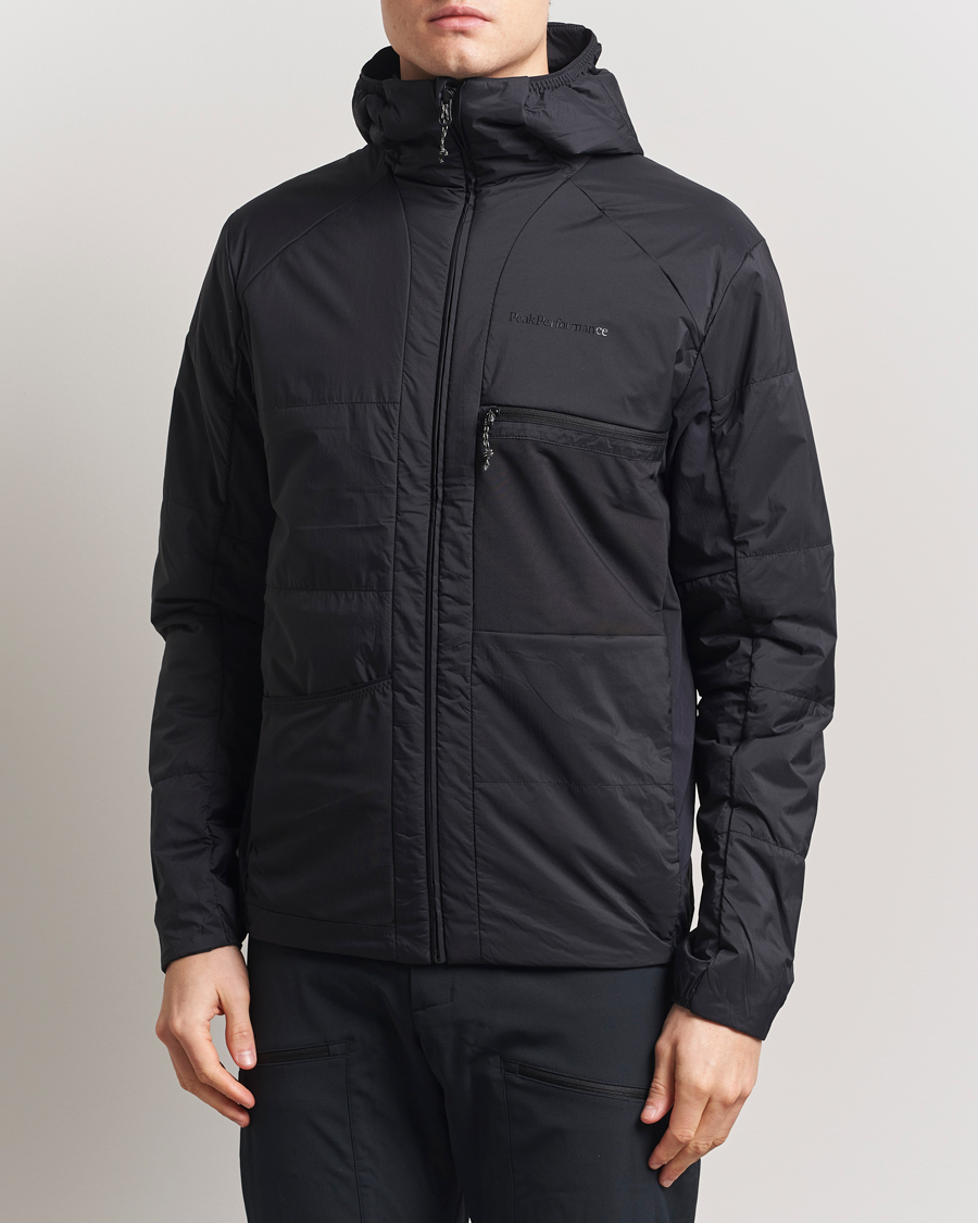 Men | Coats & Jackets | Peak Performance | Freelight Reversible Hooded Jacket Black