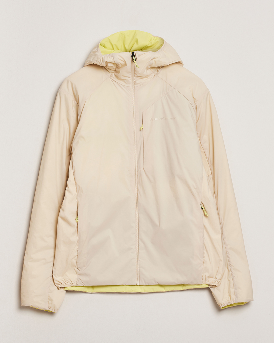 Men | Coats & Jackets | Peak Performance | Freelight Reversible Hooded Jacket Sand Fog