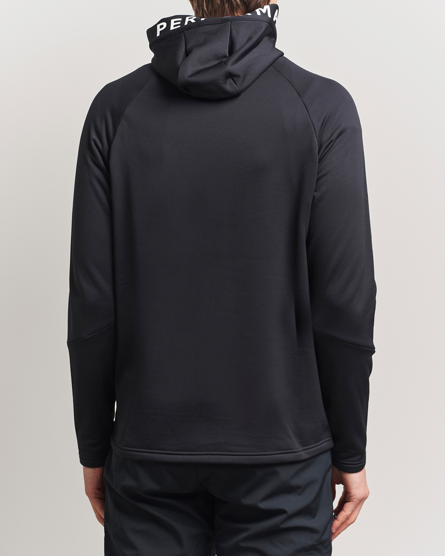 Men | Sweaters & Knitwear | Peak Performance | Rider Hooded Full Zip Black