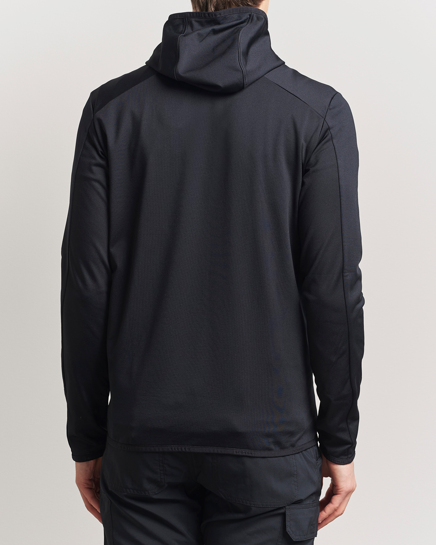 Men | Sweaters & Knitwear | Peak Performance | Light Hooded Full Zip Black