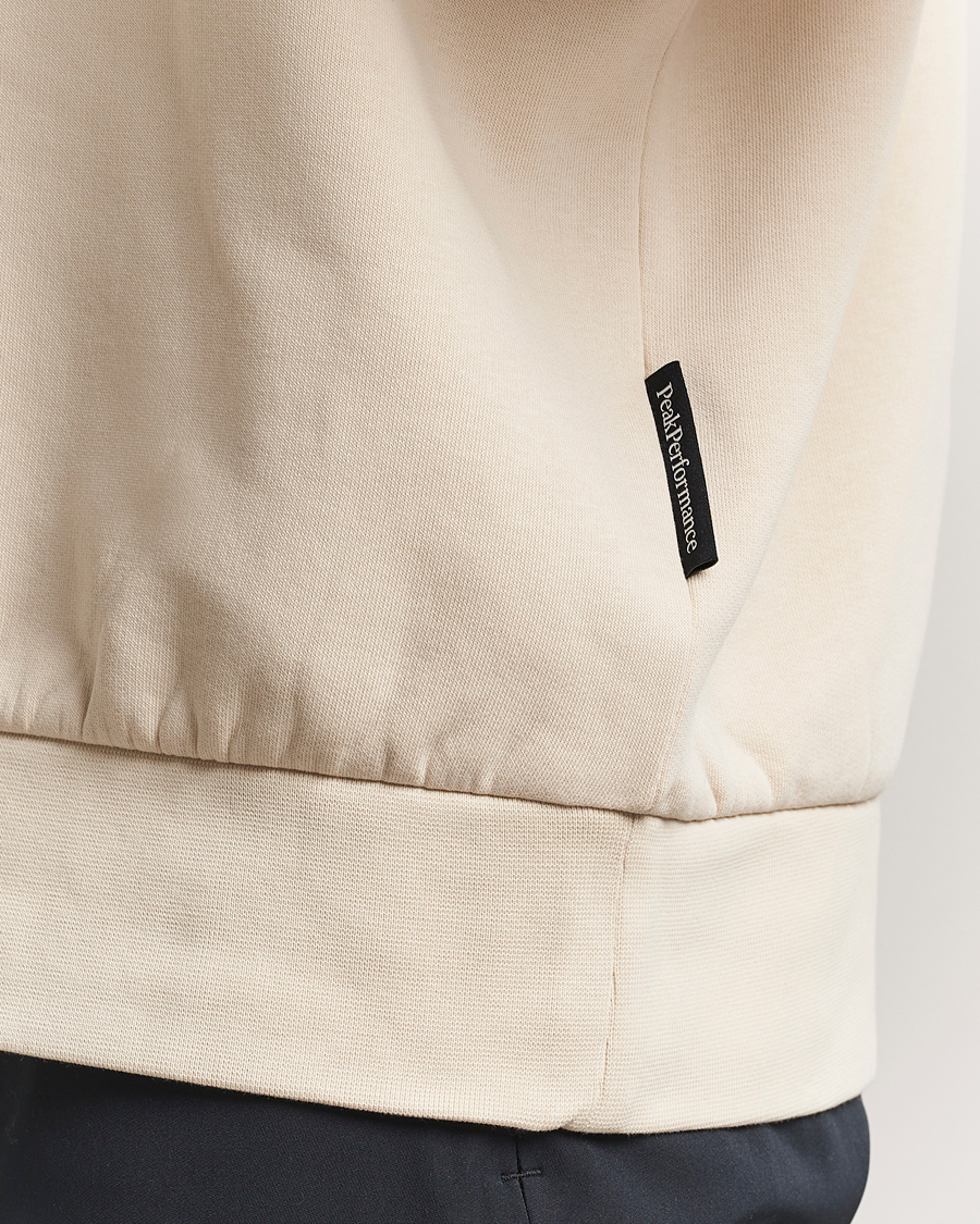 Men | Sweaters & Knitwear | Peak Performance | Original Stomp Crew Neck Sweatshirt Sand Fog