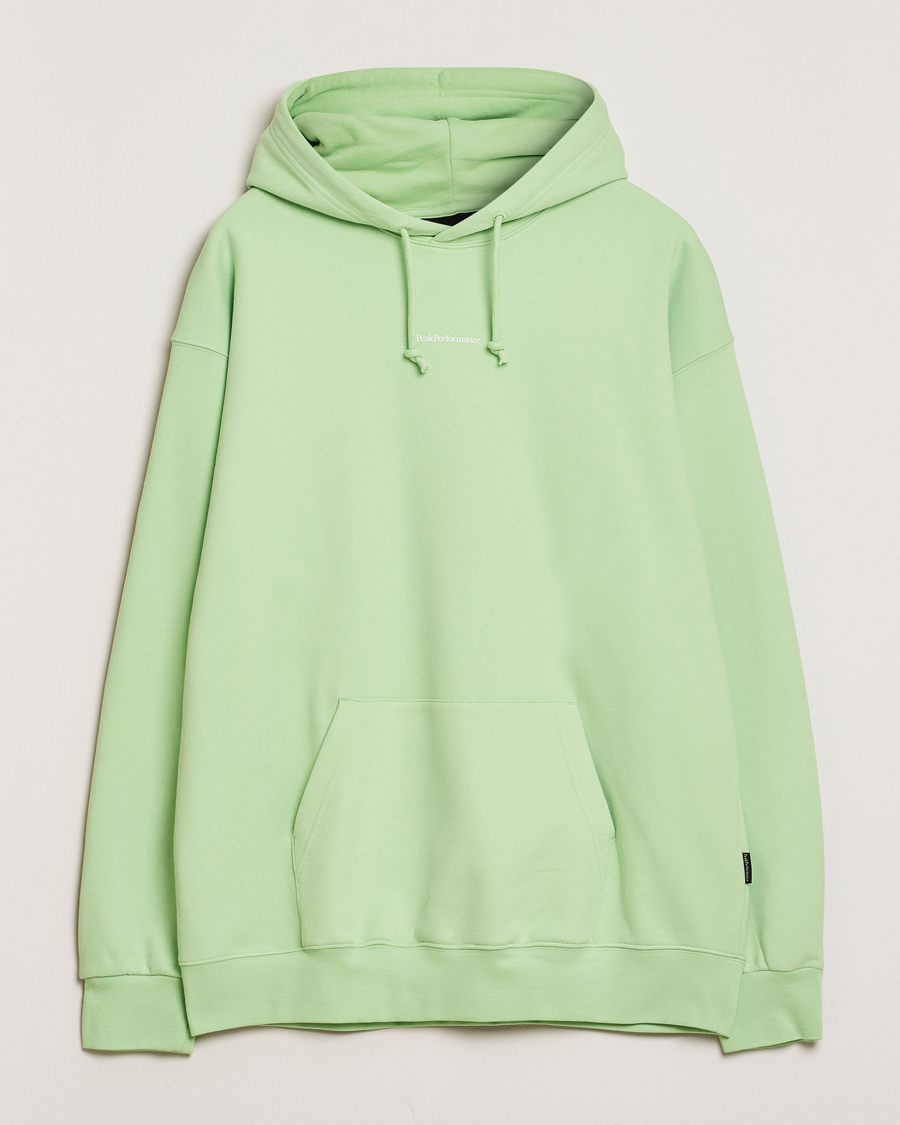 Men | Sweaters & Knitwear | Peak Performance | Original Terry Hoodie Vivid Green