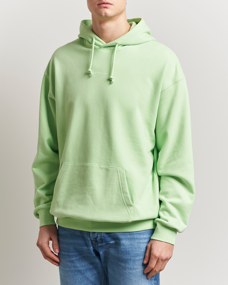 Men | Sweaters & Knitwear | Peak Performance | Original Terry Hoodie Vivid Green