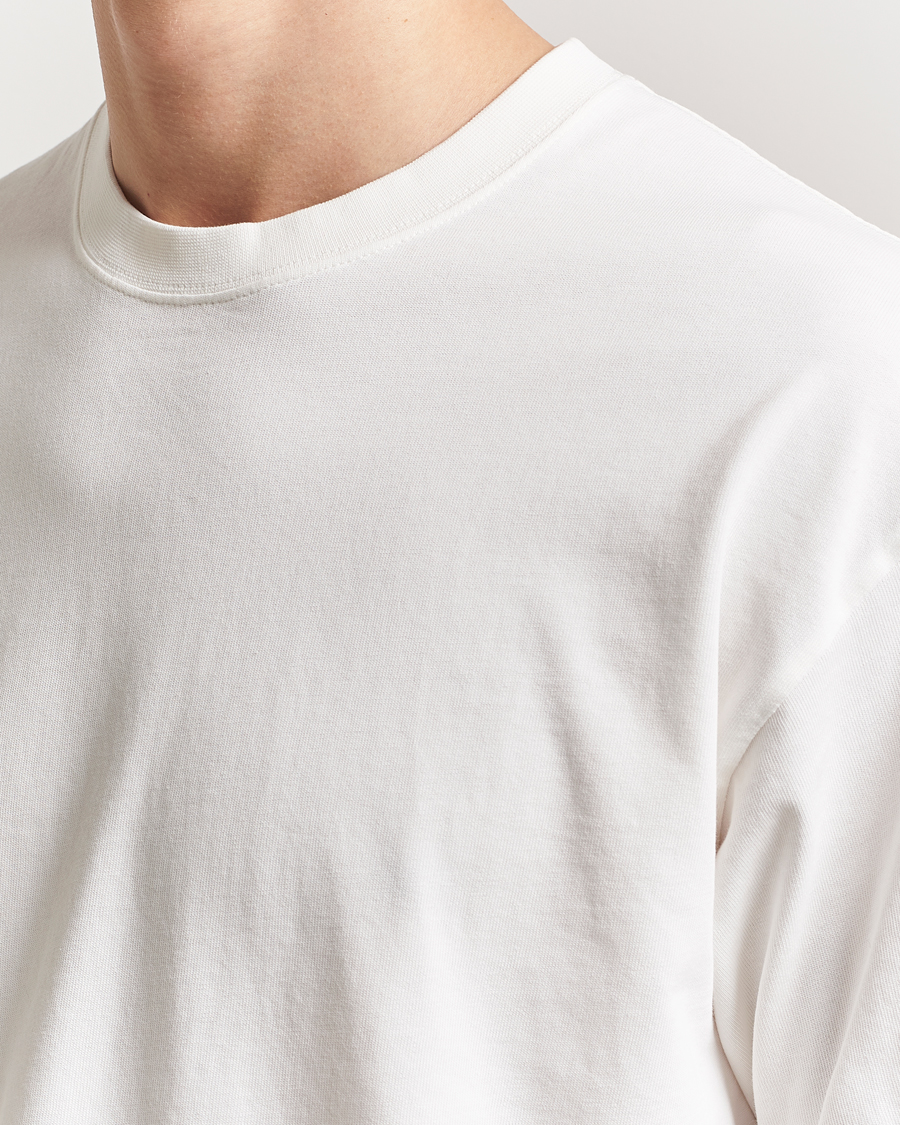 Men | T-Shirts | Peak Performance | Heavy Cotton Crew Neck T-Shirt Off White