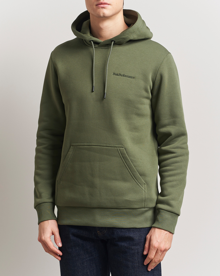Men | Sweaters & Knitwear | Peak Performance | Original Hoodie Pine Needle