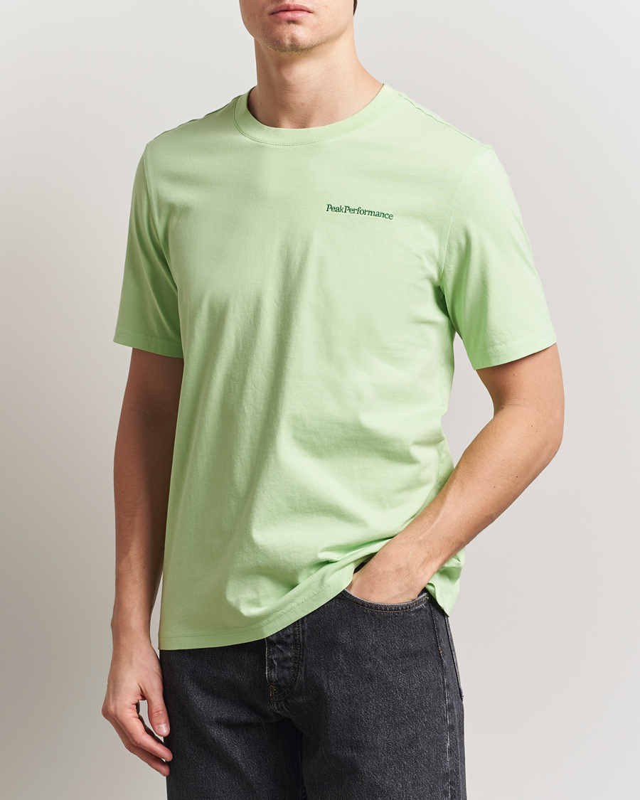 Men | T-Shirts | Peak Performance | Original Crew Neck T-Shirt Vivid Green