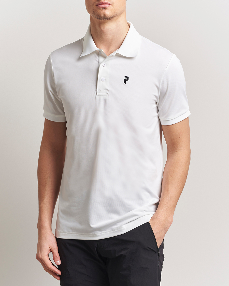 Men | Polo Shirts | Peak Performance | Vespar Performance Polo White