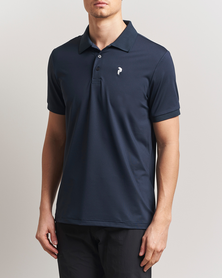 Men | Polo Shirts | Peak Performance | Vespar Performance Polo Salute Blue