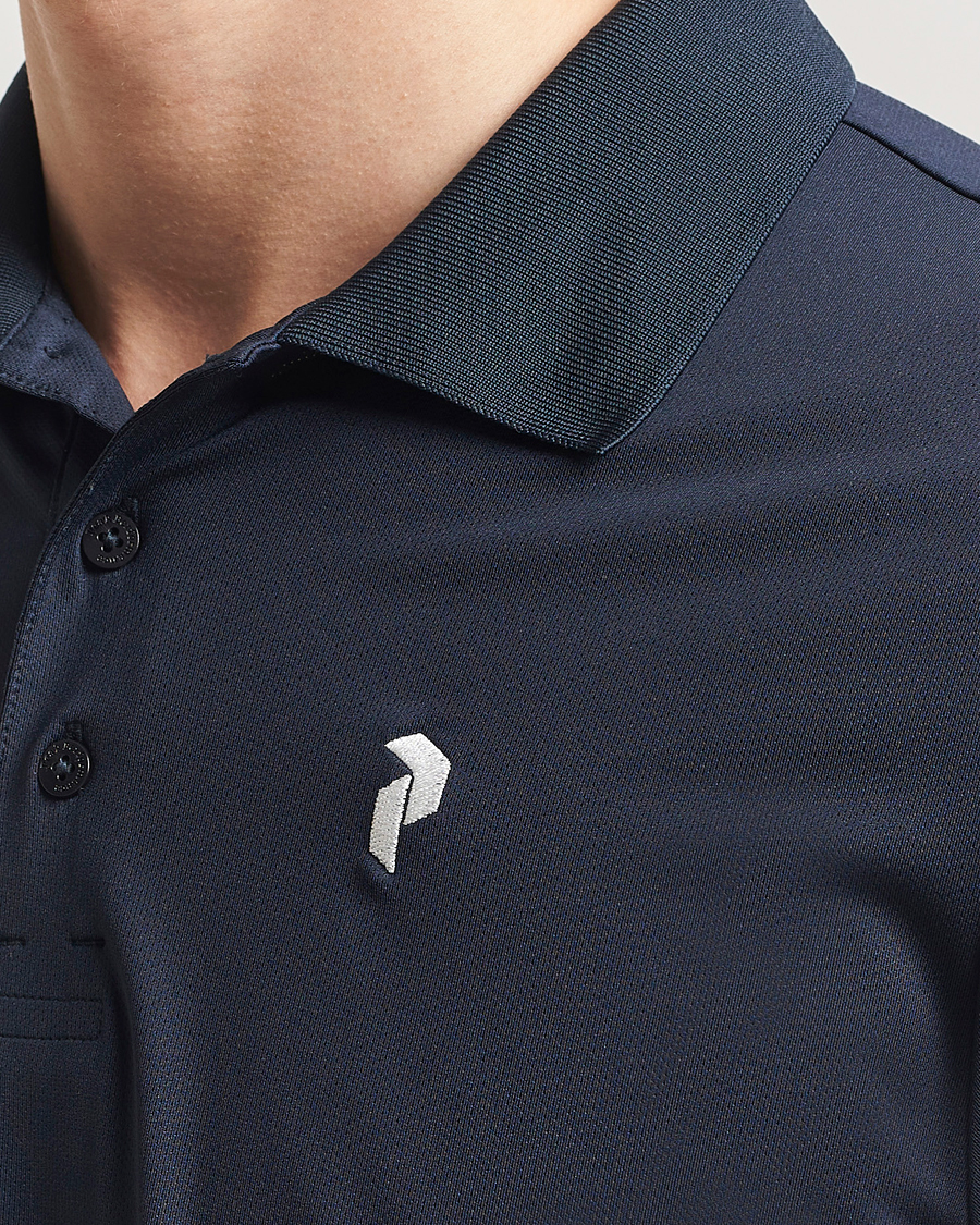 Men | Polo Shirts | Peak Performance | Vespar Performance Polo Salute Blue
