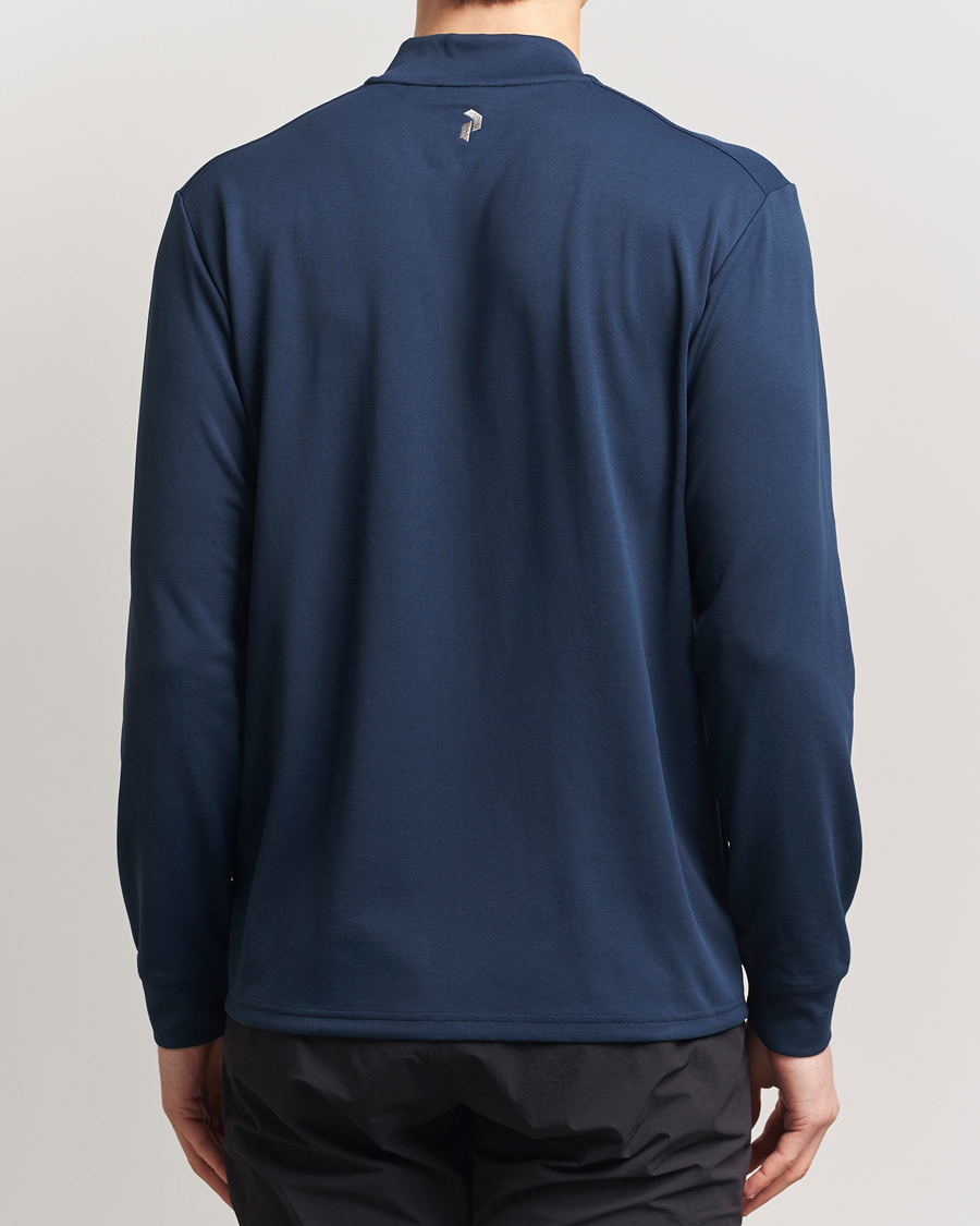 Men | Sweaters & Knitwear | Peak Performance | Mid Layer Full Zip Jacket Blue Shadow