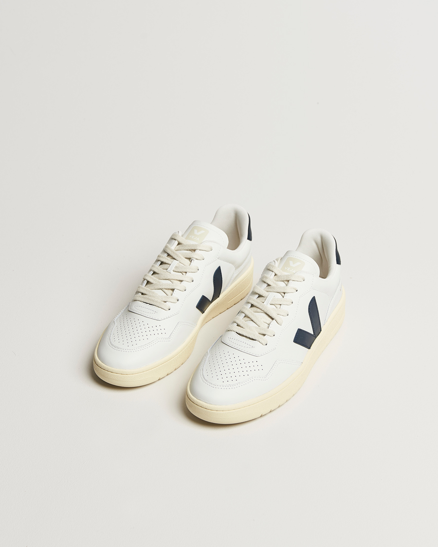 Men | Sneakers | Veja | V-90 Sneaker Extra White/Nautico