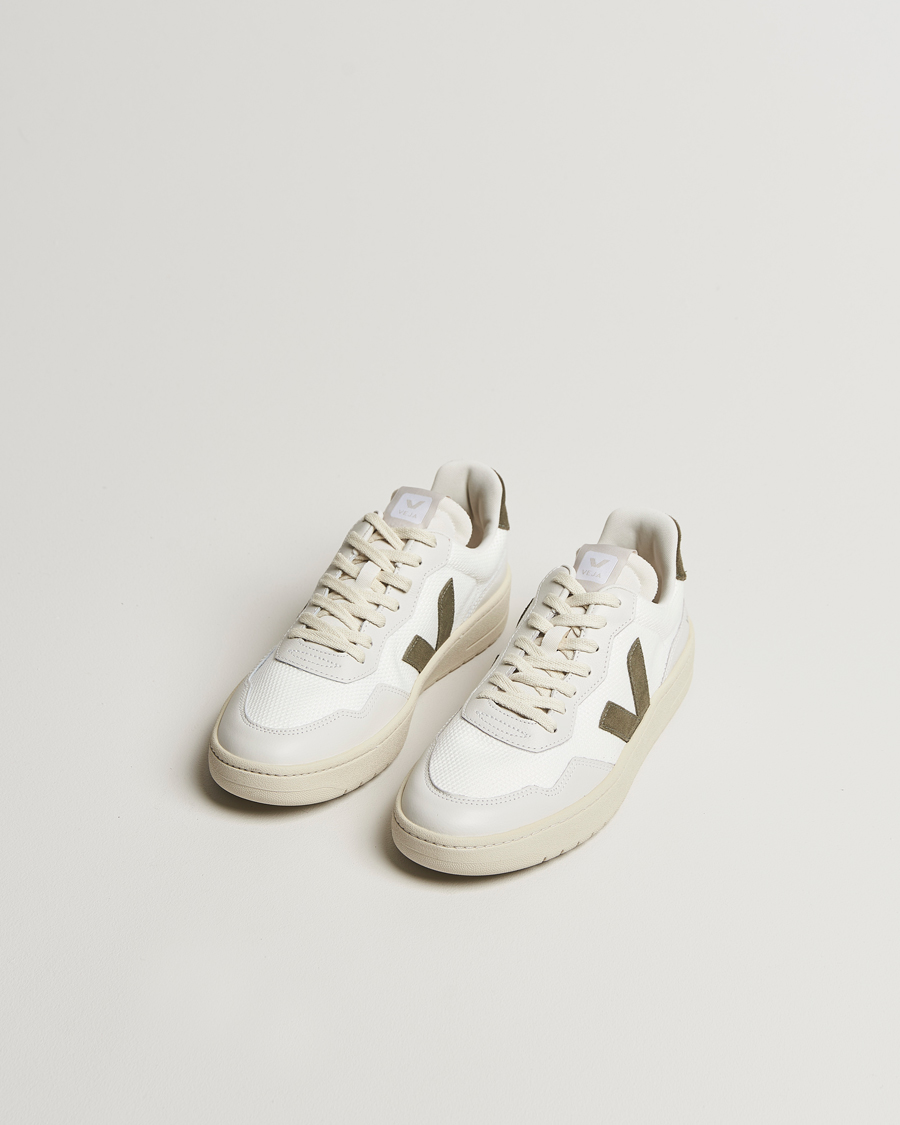 Men | Sneakers | Veja | V-90 Mesh Sneaker White/Khaki