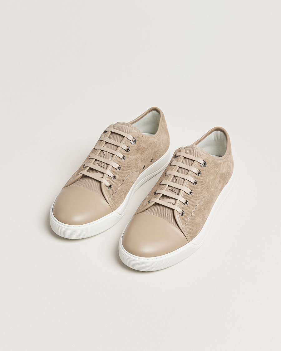 Men | Sneakers | Lanvin | Nappa Cap Toe Sneaker Mastic