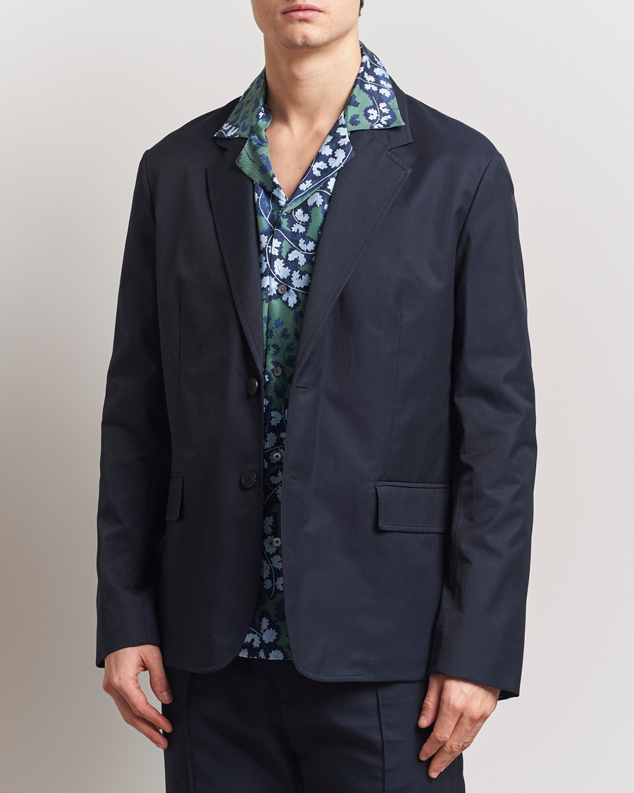 Men | Blazers | Lanvin | Soft Constructed Blazer Navy