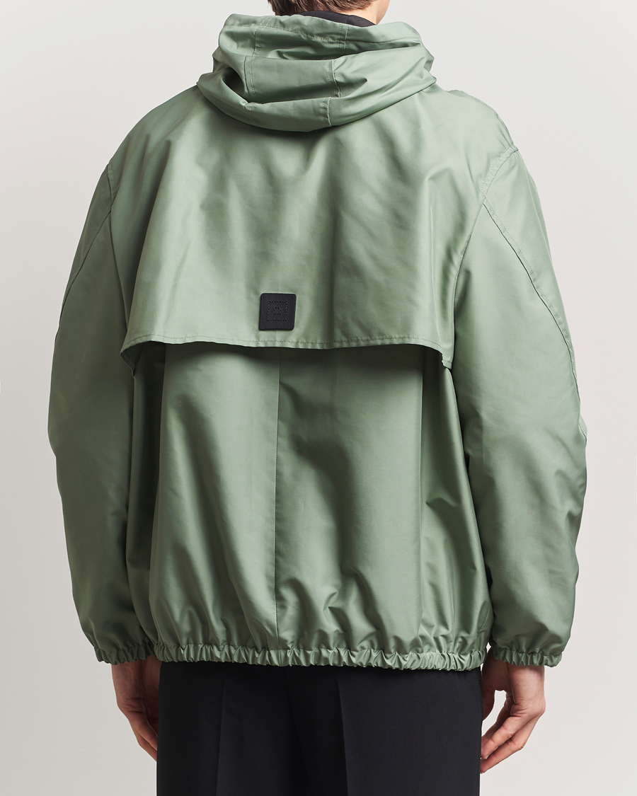 Men | Coats & Jackets | Lanvin | Hooded Windbreaker Sage Green