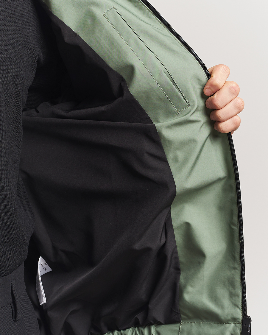 Men | Coats & Jackets | Lanvin | Hooded Windbreaker Sage Green