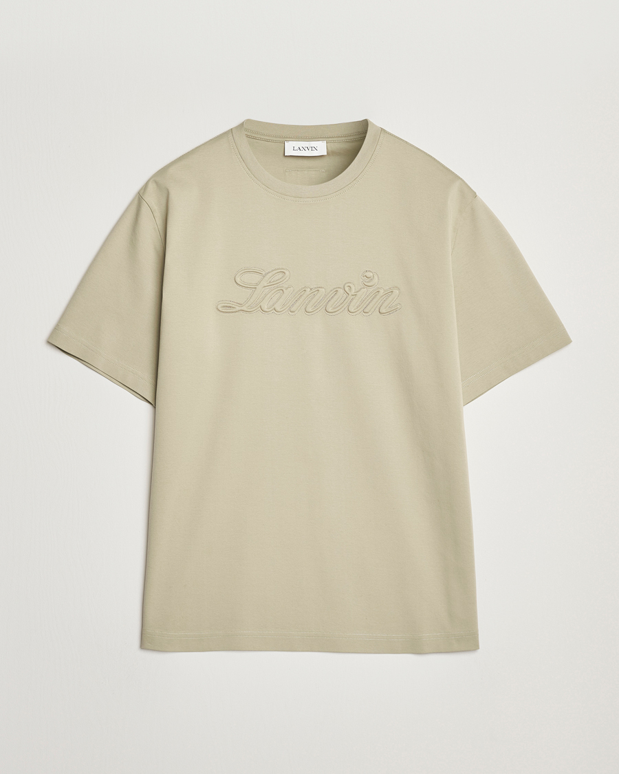 Men | T-Shirts | Lanvin | Debossed Script T-Shirt Lin