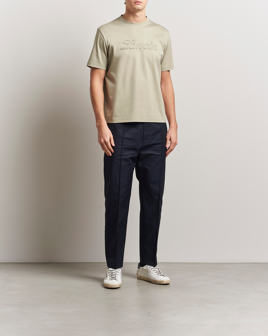 Men | T-Shirts | Lanvin | Debossed Script T-Shirt Lin