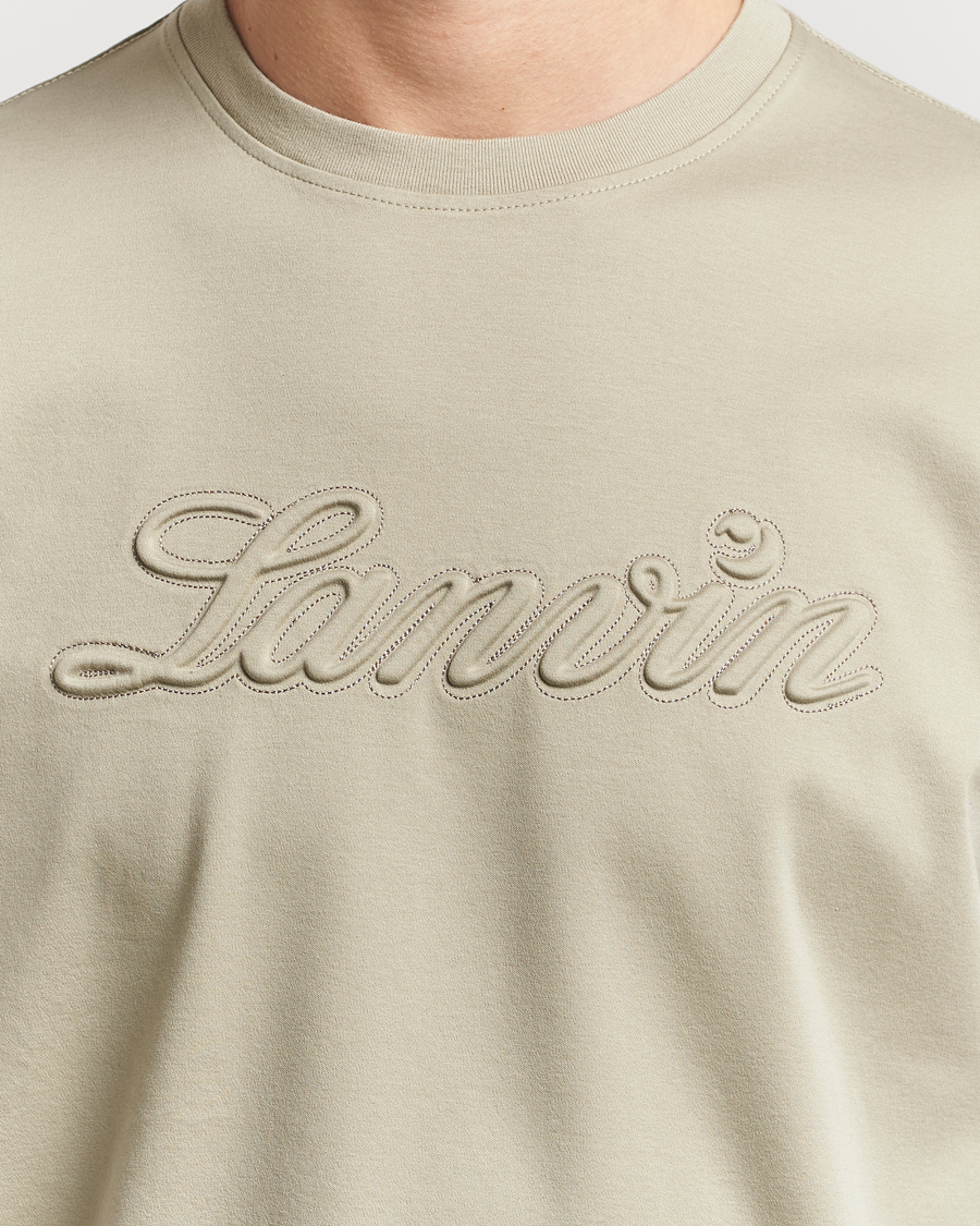 Men | T-Shirts | Lanvin | Debossed Script T-Shirt Lin