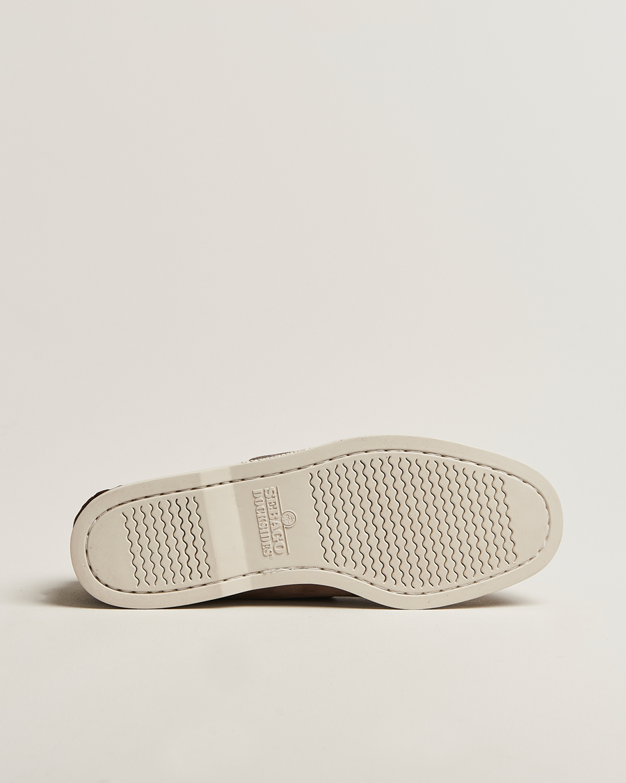 Men | Boat Shoes | Sebago | Docksides Portland Nubuck Boat Shoe Dark Brown