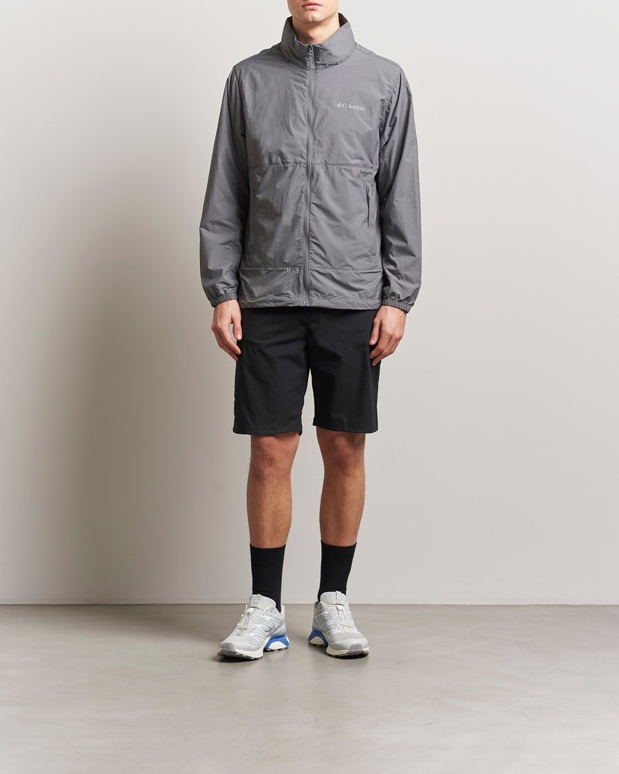 Men | Coats & Jackets | Columbia | Loop Basin Windbreaker City Grey