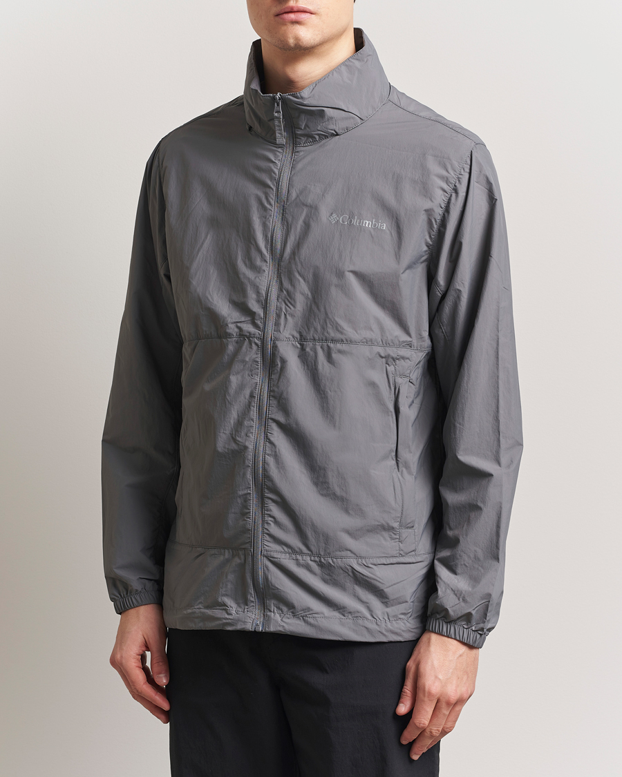 Men | Coats & Jackets | Columbia | Loop Basin Windbreaker City Grey