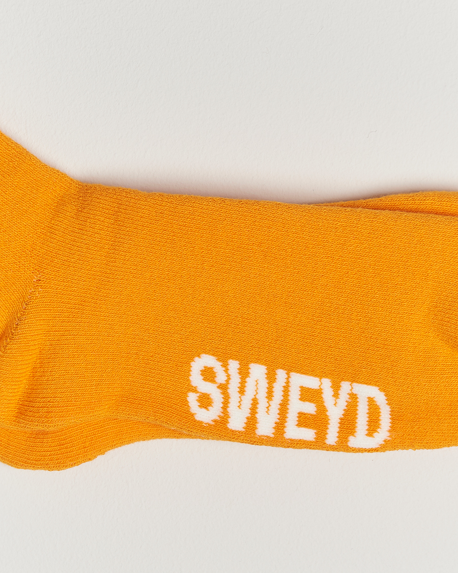 Men | Underwear & Socks | Sweyd | Cotton Cabin Socks Safety Orange