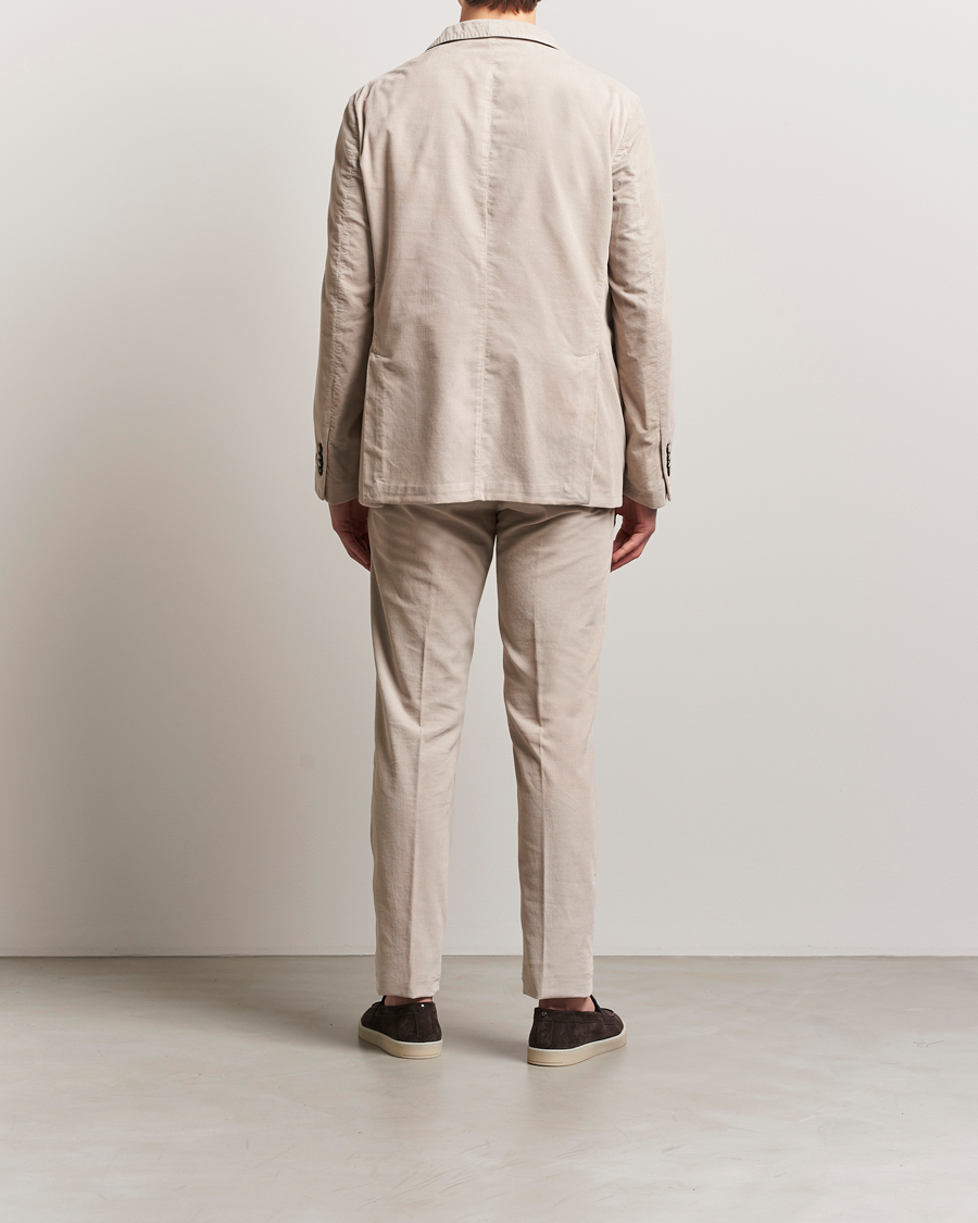 Men | Suits | Massimo Alba | Sloop Baby Corduroy Suit Beige