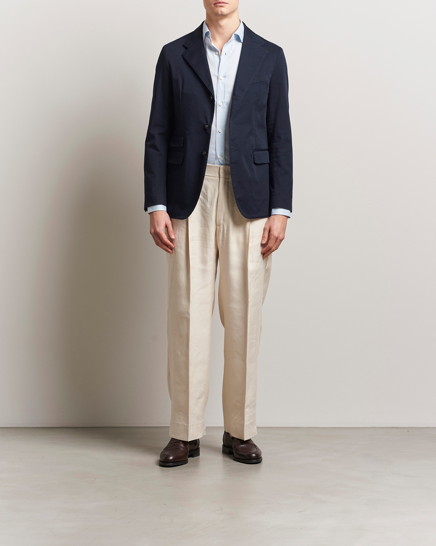 Men | Blazers | Massimo Alba | Sloop Cotton Blazer Navy