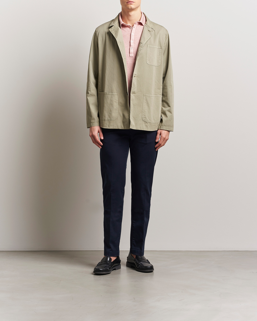 Men | Trousers | Massimo Alba | Winch Cotton Trousers Navy