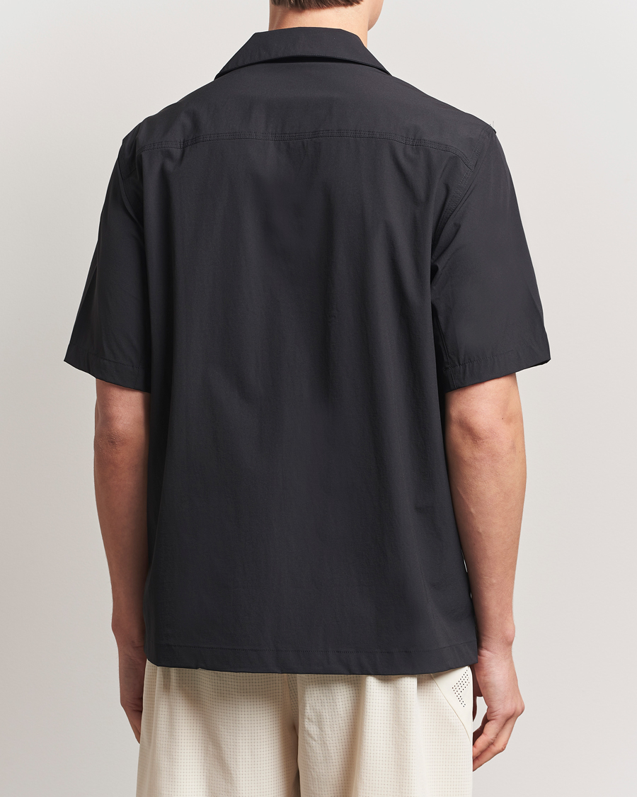 Men | Shirts | Oakley | Cuban Collar Short Sleeve Shirt Blackout