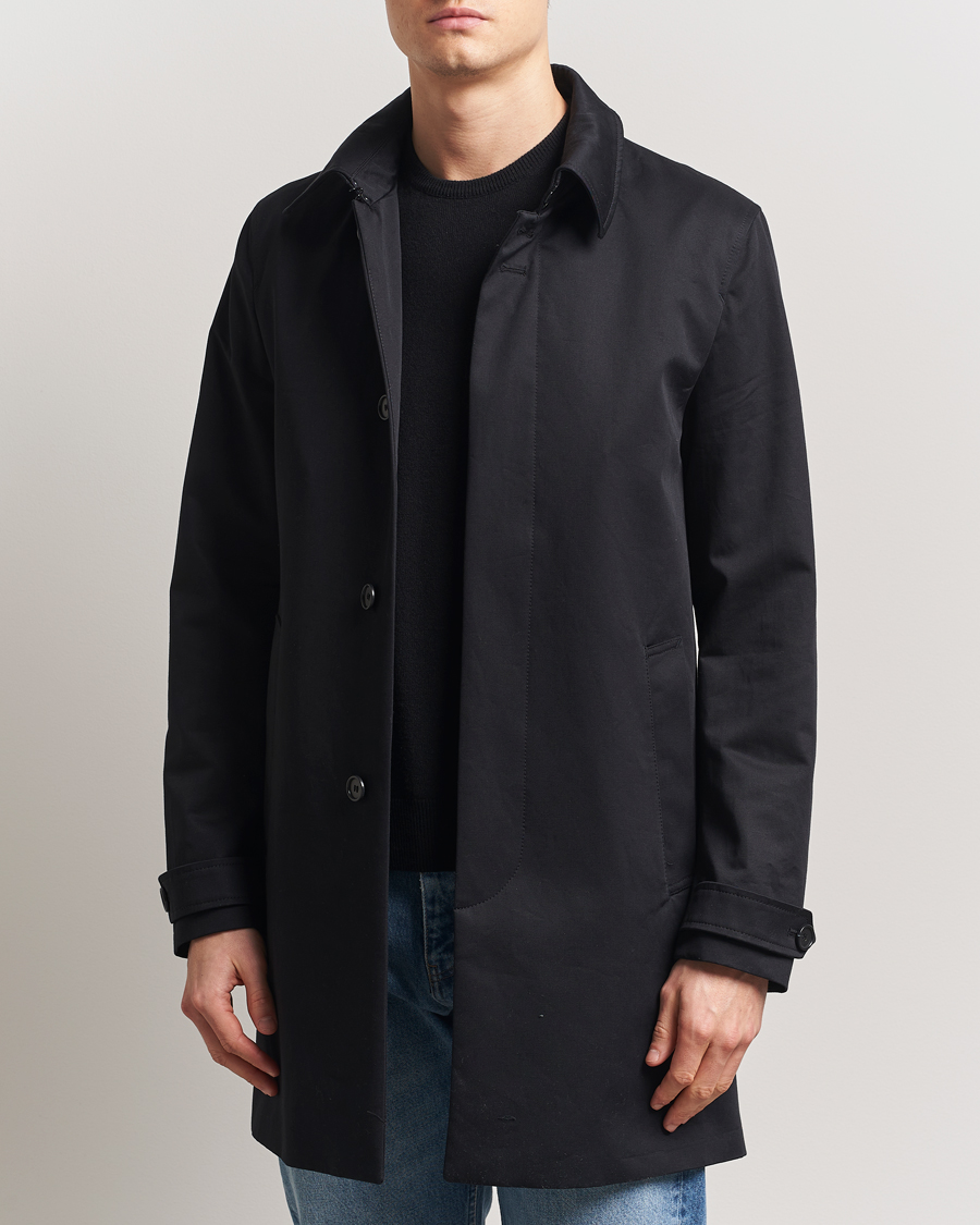 Men | Coats & Jackets | Tiger of Sweden | Cane Car Coat Black