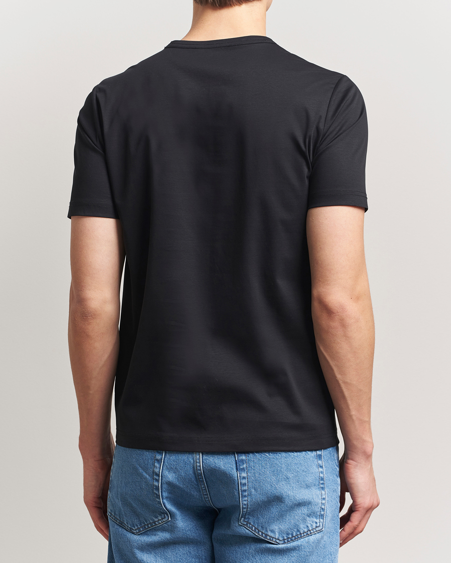 Men | T-Shirts | Tiger of Sweden | Olaf Mercerized Cotton T-Shirt Black