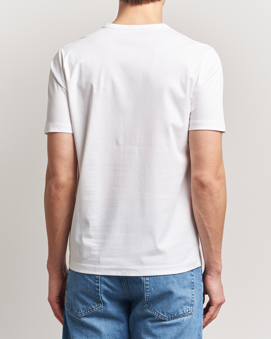 Men | T-Shirts | Tiger of Sweden | Olaf Mercerized Cotton T-Shirt Pure White