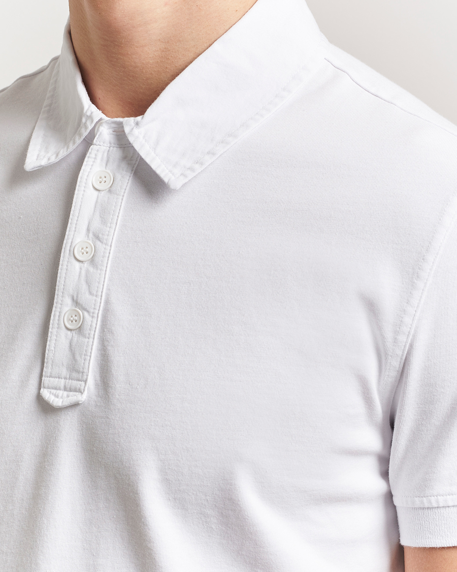 Men | Polo Shirts | Tiger of Sweden | Ronen Cotton Polo Pure White
