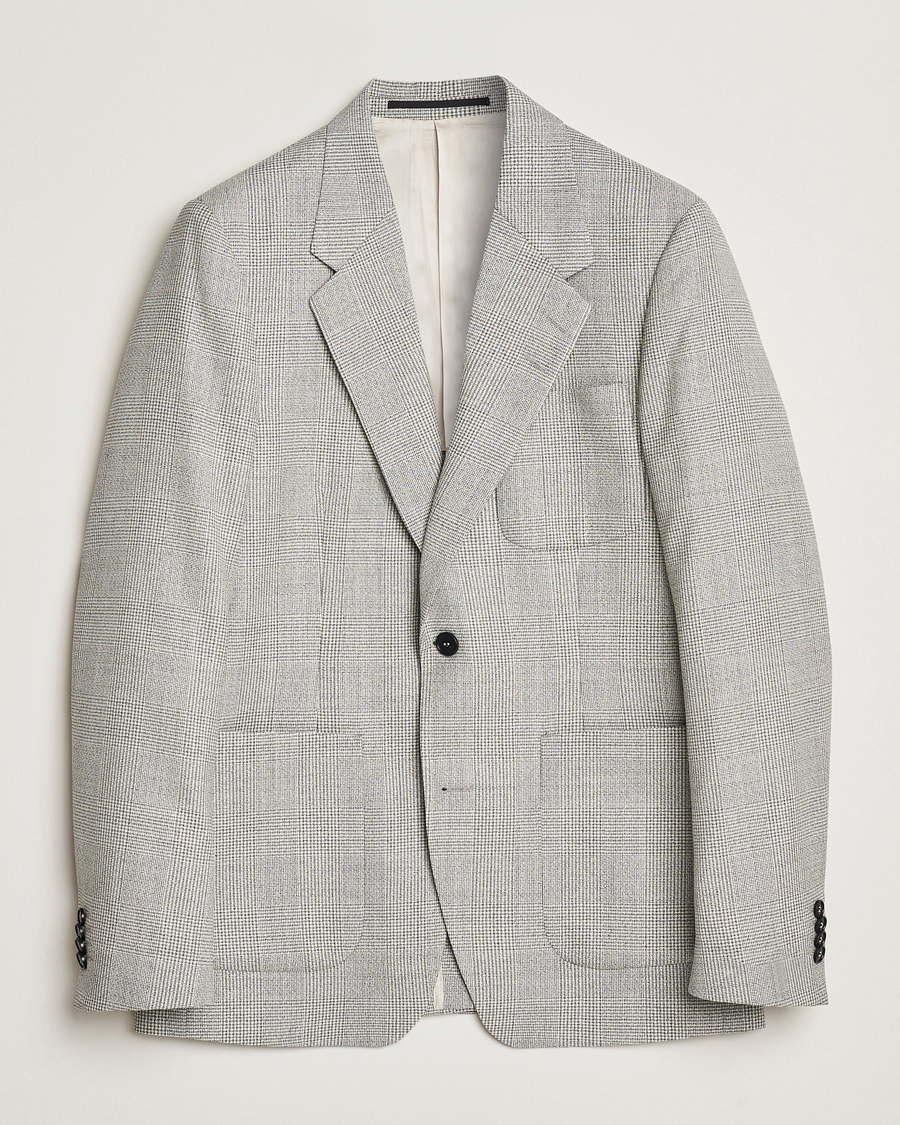 Men | Blazers | Tiger of Sweden | Julien Wool Checked Blazer Granite