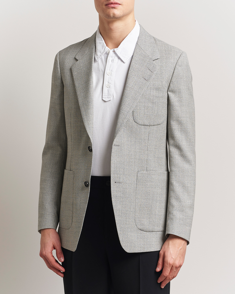 Men | Blazers | Tiger of Sweden | Julien Wool Checked Blazer Granite