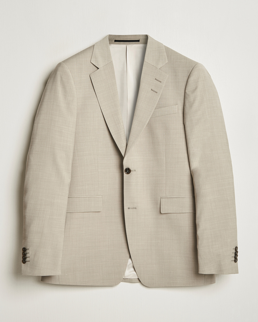 Men | Blazers | Tiger of Sweden | Justin Wool Blazer Sand