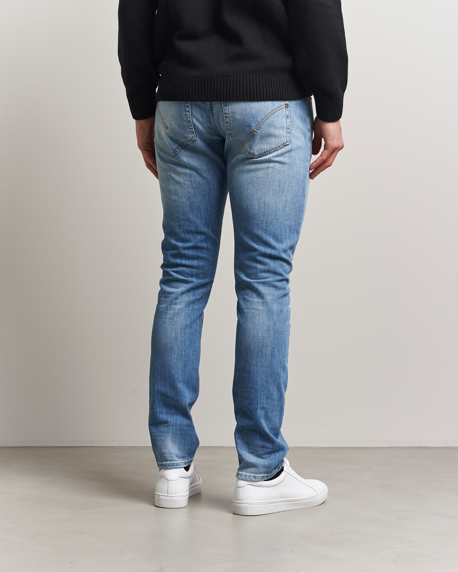 Men | Jeans | Dondup | George Distressed Jeans Light Blue